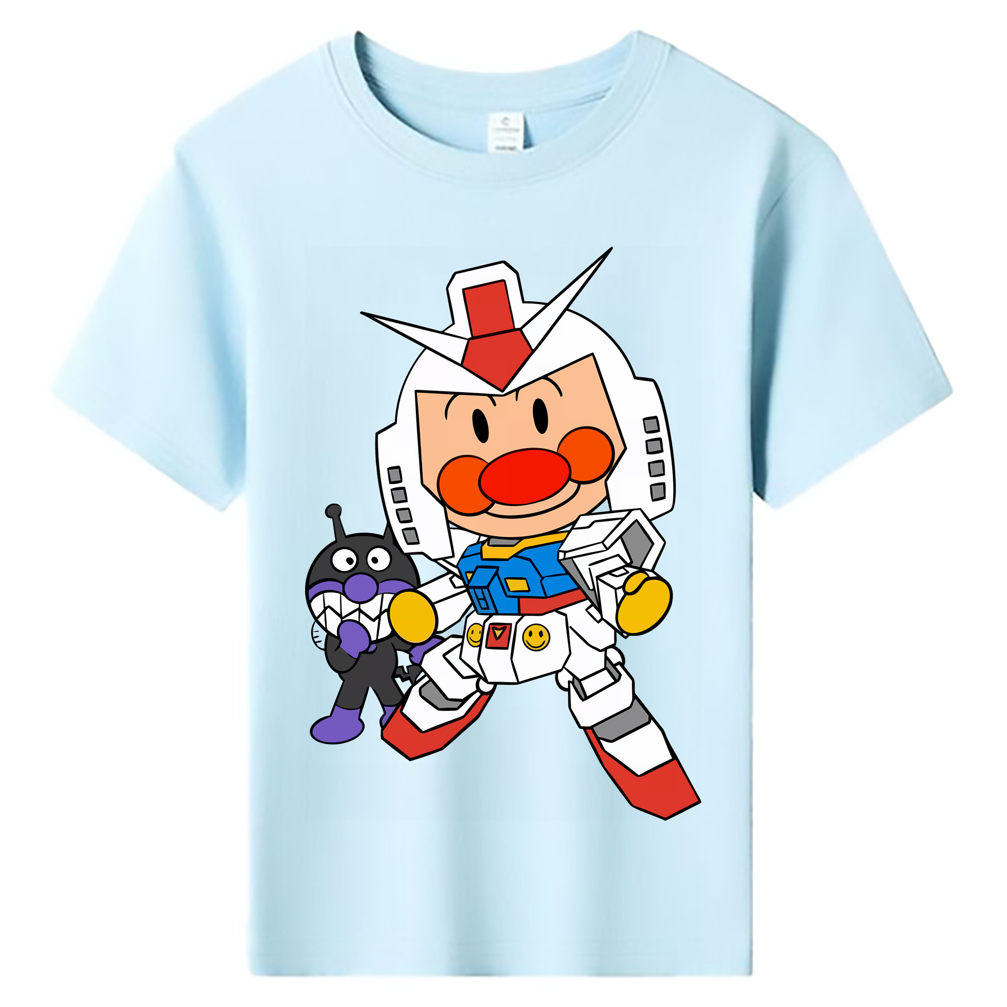 （画像用） アンパンマン Anpanman 綿100％キッズTシャツ（フロントプリント）